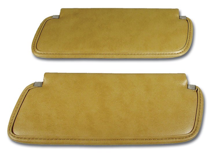 408457 Sunvisors, 1976-1976 Chevy Corvette, Buckskin