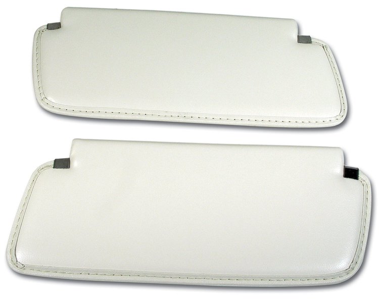 408476 Sunvisors, 1976-1976 Chevy Corvette, White