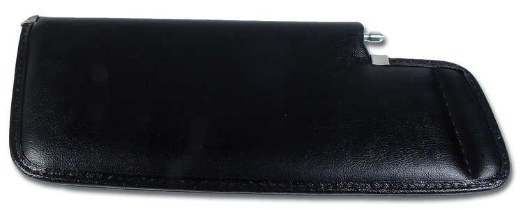 408920 Sunvisor, 1979-1981 Chevy Corvette, Black, Left/Driver Telescopic W/Rod