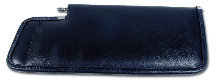 408948 Sunvisor, 1979-1981 Chevy Corvette, Dark Blue Left/Driver Telescopic W/Rod