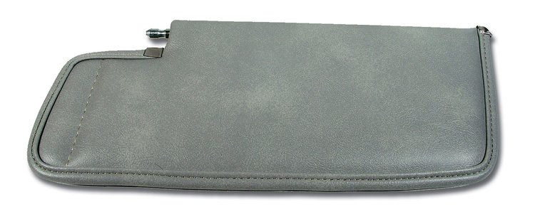 408968 Sunvisor, 1982-1982 Chevy Corvette, Gray Left/Driver Telescopic W/Rod