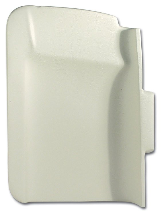 410676 T-Top Pad, 1976-1977 Chevy Corvette, White Left/Driver 76L