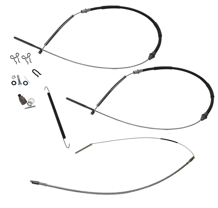 41097 Park Brake Cable Kit, 1956-1962 Chevy Corvette