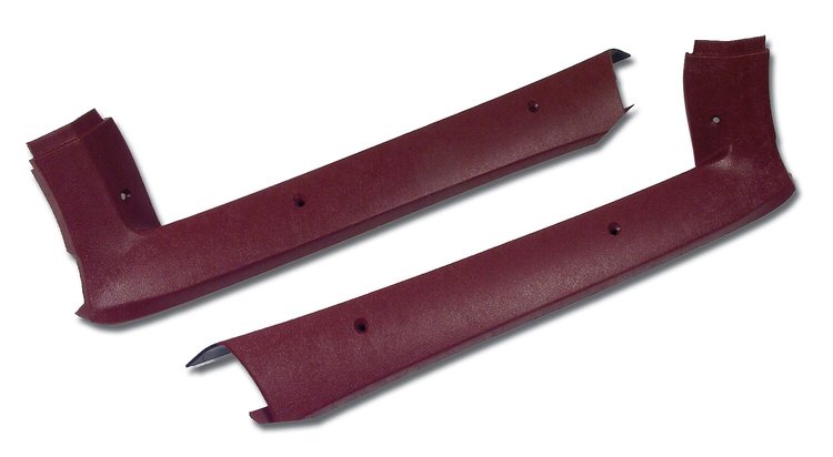 411239 Pillar Posts, 1981-1981 Chevy Corvette, Cinnabar