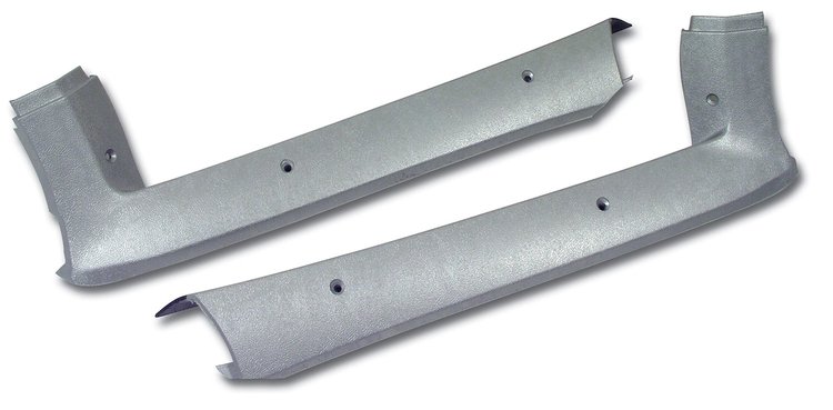 411264 Pillar Posts, 1981-1981 Chevy Corvette, Silver