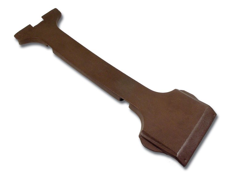 411453 T-Top Center Panel, 1970-1972 Chevy Corvette, Dark Saddle