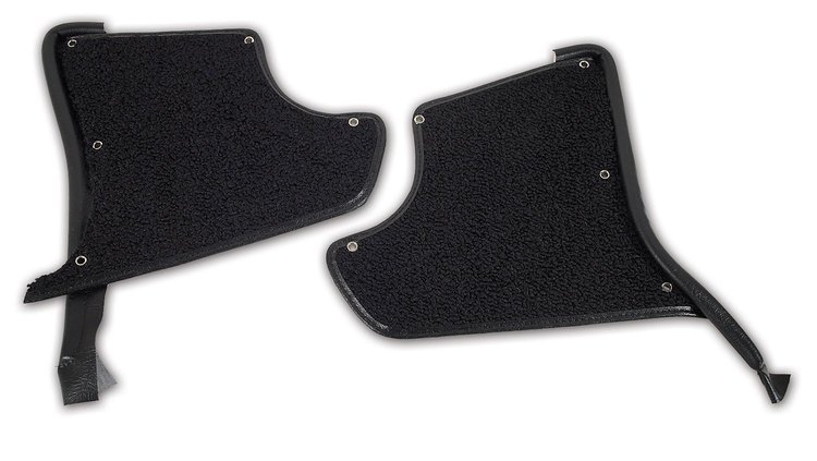 412820 Kick Panels W/Carpet, 1963-1964 Chevy Corvette, Black