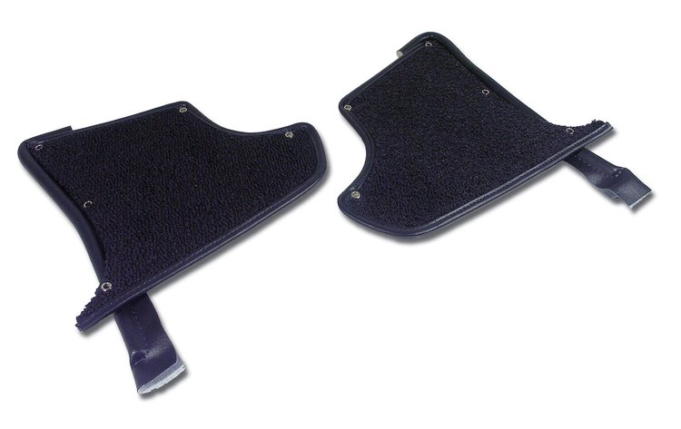 412842 Kick Panels W/Carpet, 1963-1964 Chevy Corvette, Dark Blue