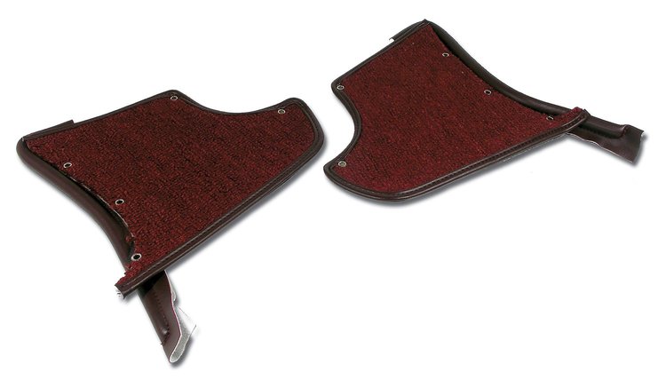 412937 Kick Panels W/Carpet, 1965-1965 Chevy Corvette, Maroon