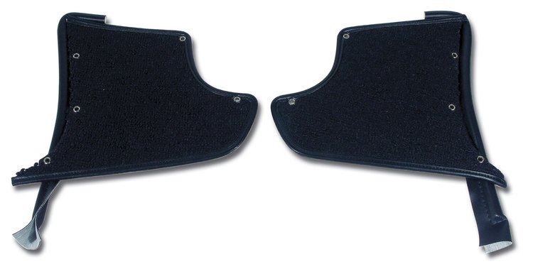 412944 Kick Panels W/Carpet, 1966-1966 Chevy Corvette, Dark Blue