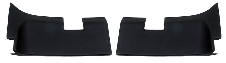 413020 Rear Coupe Roof Panels, 1968-1968 Chevy Corvette, Black, 68E