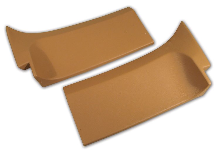 413351 Rear Coupe Roof Panels, 1973-1975 Chevy Corvette, Medium Saddle