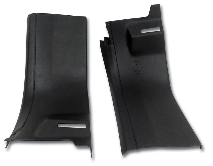 413520 Rear Coupe Roof Panels, 1978-1979 Chevy Corvette, Black