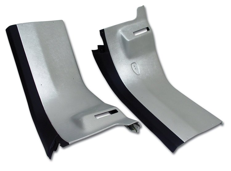 413562 Rear Coupe Roof Panels, 1978-1978 Chevy Corvette, Silver Pace