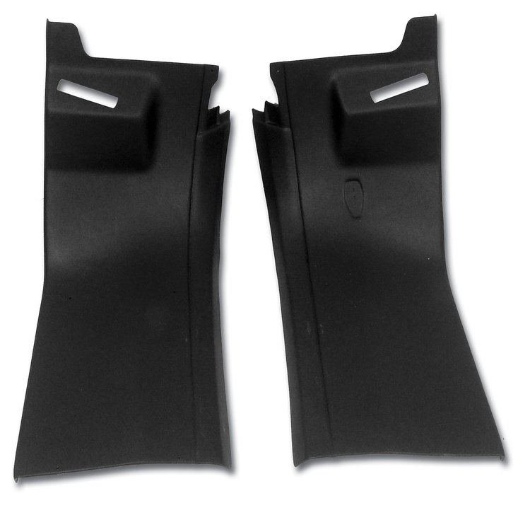 413620 Rear Coupe Roof Panels, 1980-1981 Chevy Corvette, Black