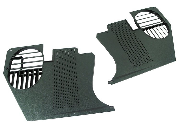 413817 Kick Panels, 1970-1970 Chevy Corvette, Green