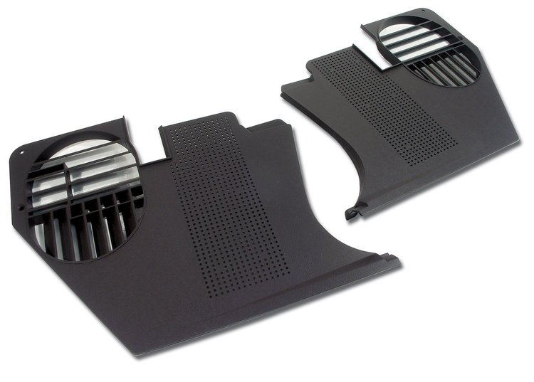 413828 Kick Panels, 1968-1968 Chevy Corvette, Tobacco