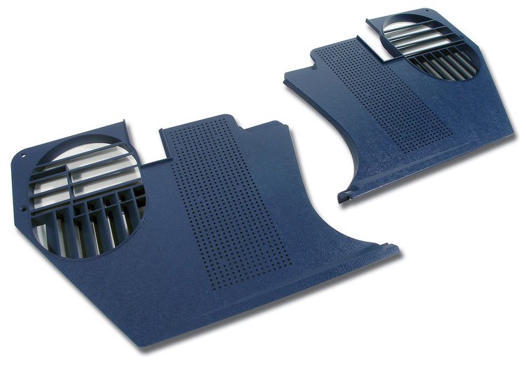 413832 Kick Panels, 1968-1968 Chevy Corvette, Dark Blue