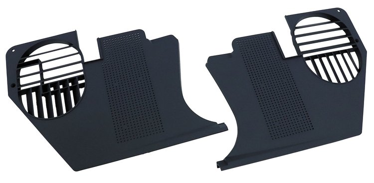 413843 Kick Panels, 1973-1975 Chevy Corvette, Dark Blue