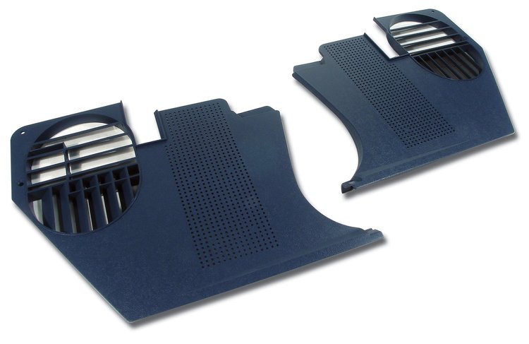 413847 Kick Panels, 1971-1972 Chevy Corvette, Royal Blue