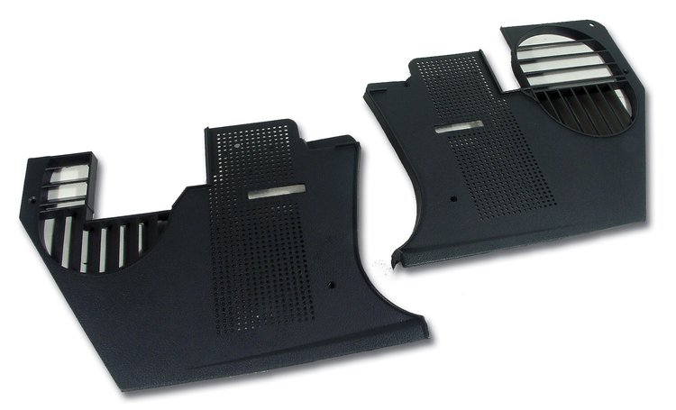 413921 Kick Panels, 1982-1982 Chevy Corvette, Charcoal