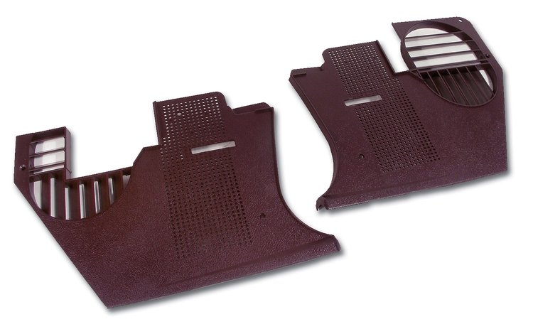 413936 Kick Panels, 1980-1980 Chevy Corvette, Claret