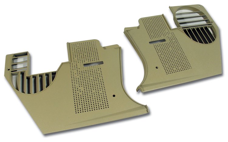 413950 Kick Panels, 1978-1980 Chevy Corvette, Doeskin