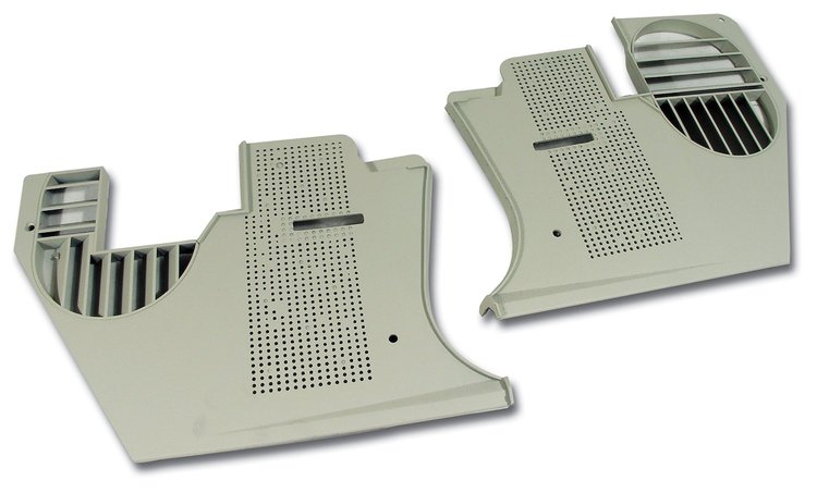 413966 Kick Panels, 1979-1980 Chevy Corvette, Oyster
