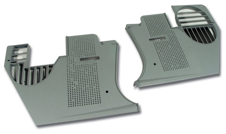 413968 Kick Panels, 1982-1982 Chevy Corvette, Gray