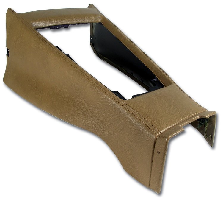 414351 Shift Console Housing, 1973-1975 Chevy Corvette, Medium Saddle
