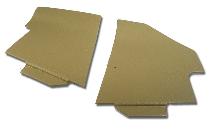 414615 Shift Console Side Trim, 1970-1972 Chevy Corvette, Light Saddle