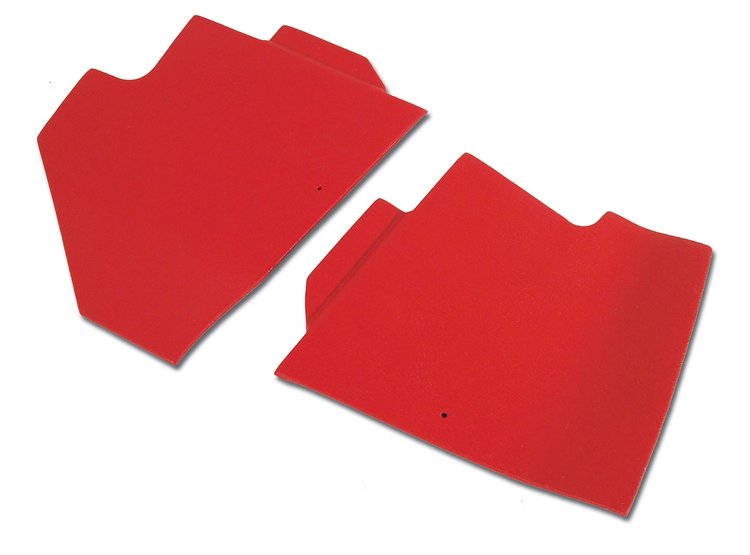 414630 Shift Console Side Trim, 1969-1972 Chevy Corvette, Red