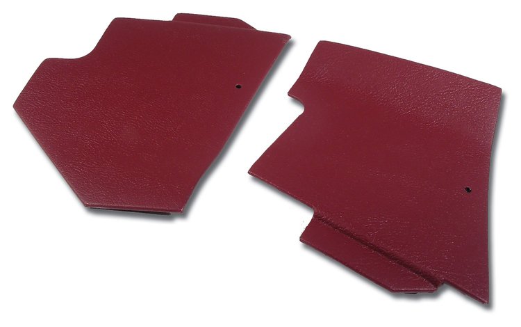 414631 Shift Console Side Trim, 1973-1975 Chevy Corvette, Oxblood
