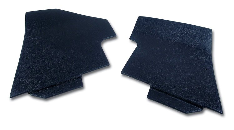 414643 Shift Console Side Trim, 1973-1975 Chevy Corvette, Dark Blue