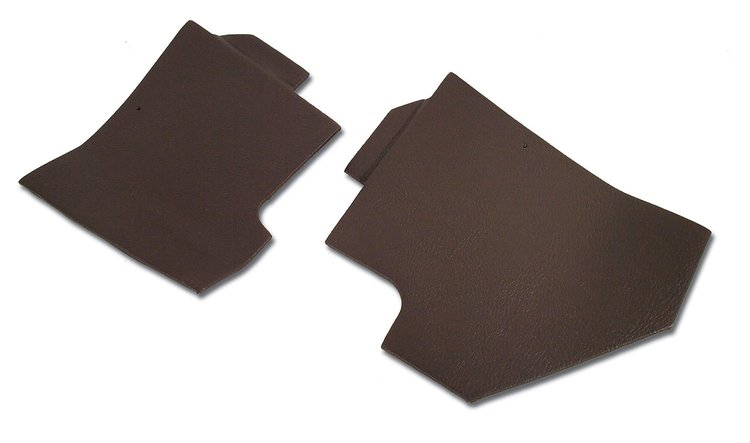 414655 Shift Console Side Trim, 1976-1976 Chevy Corvette, Dark Brown