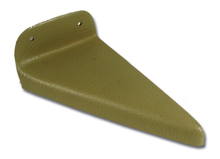 414715 Shift Console Trim Extension, 1970-1972 Chevy Corvette, Light Saddle