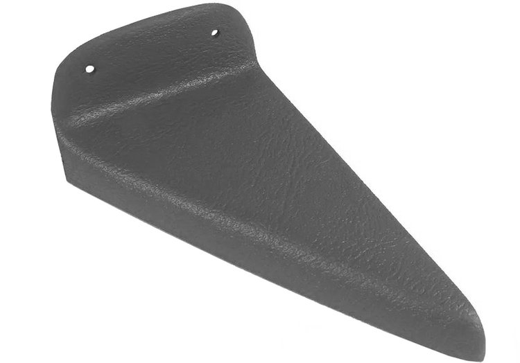 414763 Shift Console Trim Extension, 1968-1969 Chevy Corvette, Gunmetal