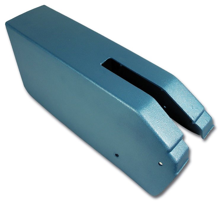415040 Park Brake Console, 1967-1967 Chevy Corvette, Bright Blue