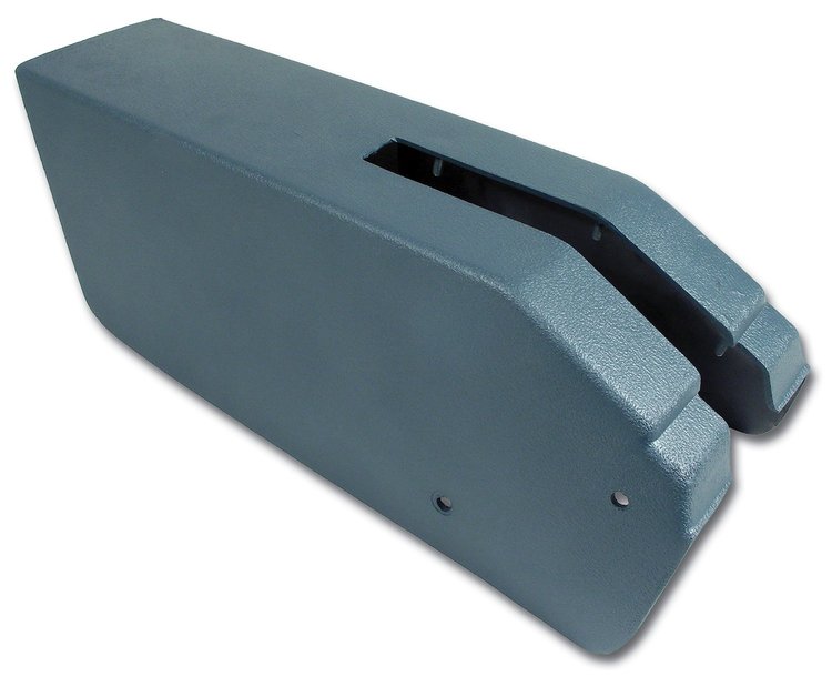 415049 Park Brake Console, 1967-1967 Chevy Corvette, Teal