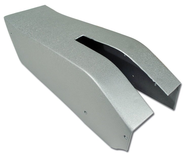 415361 Park Brake Console, 1974-1975 Chevy Corvette, Silver