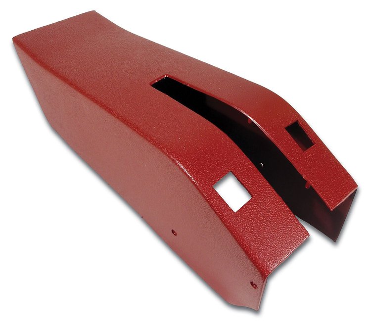 415434 Park Brake Console W/Power Window Switch Cutouts, 1976-1976 Chevy Corvette, Firethorn