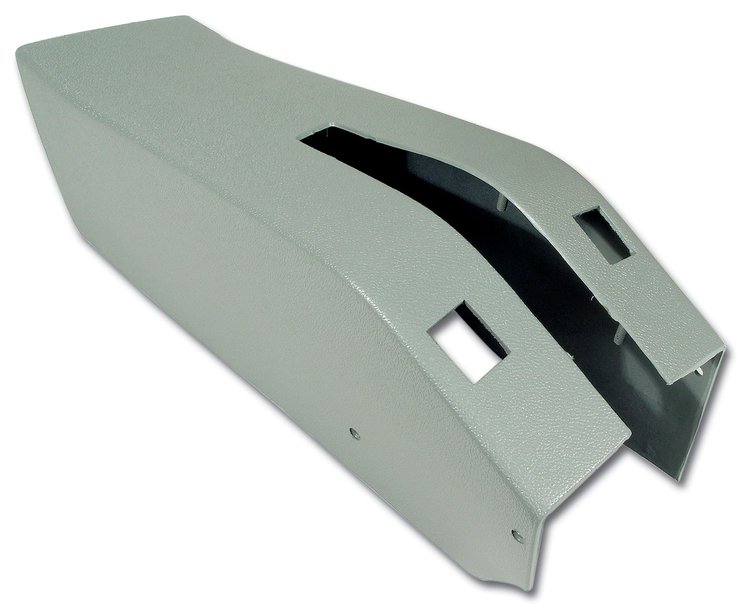 415467 Park Brake Console W/Power Window Switch Cutouts, 1976-1976 Chevy Corvette, Smoke