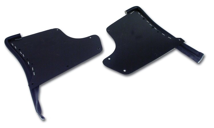 416142 Kick Panels W/Windlace, 1963-1964 Chevy Corvette, Dark Blue