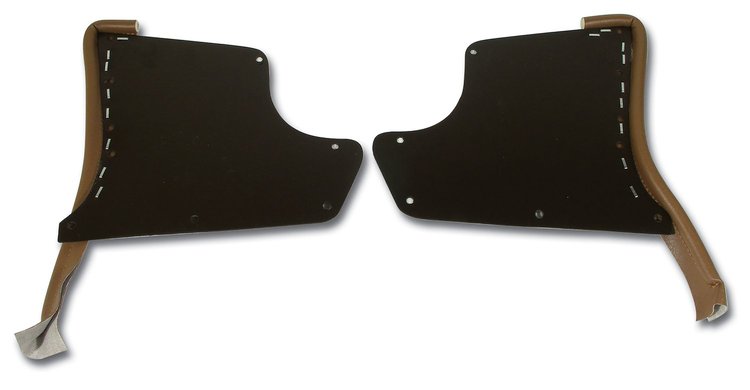 416154 Kick Panels W/Windlace, 1963-1964 Chevy Corvette, Saddle
