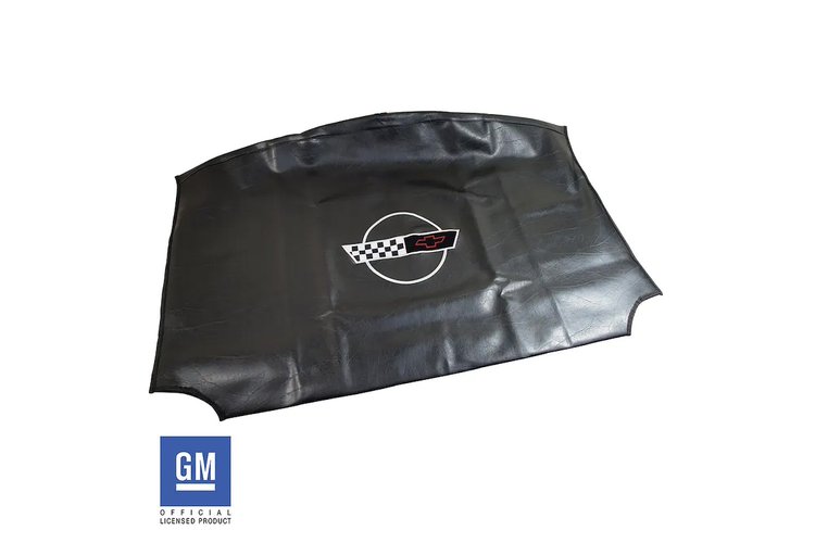 41619 Embroidered Top Bag, 1984-1996 Chevy Corvette, Black, W/91-96 Logo
