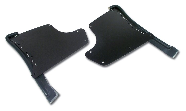 416214 Kick Panels W/Windlace, 1965-1967 Chevy Corvette, Green