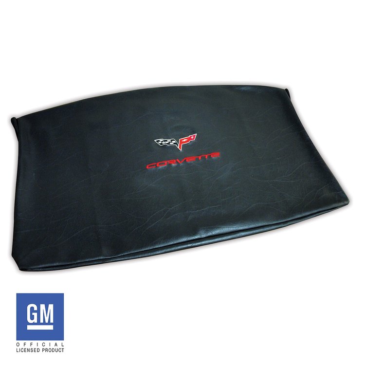 41624 Embroidered Top Bag, 2005-2013 Chevy Corvette, Black, W/Red C6 Logo