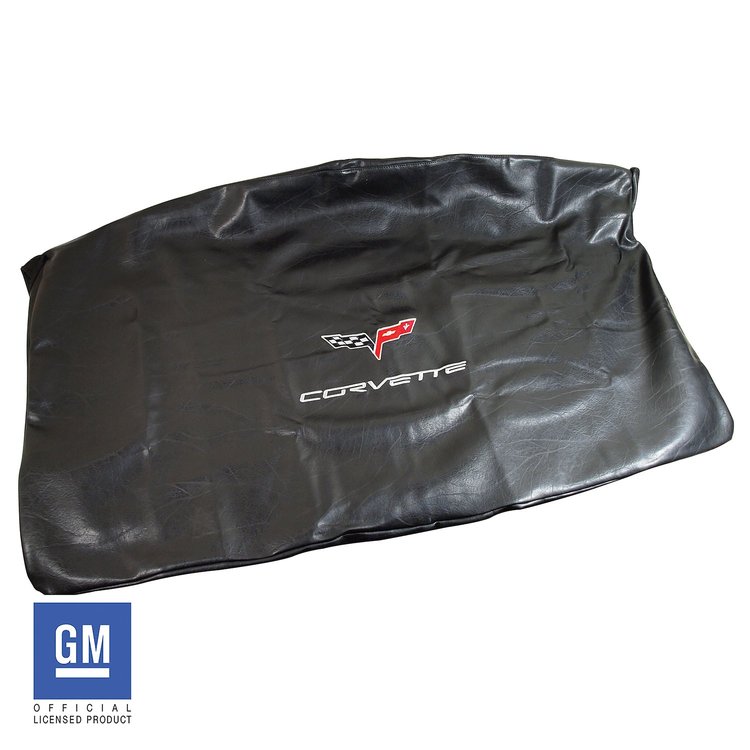 41625 Embroidered Top Bag, 2005-2013 Chevy Corvette, Black, W/Silver C6 Logo