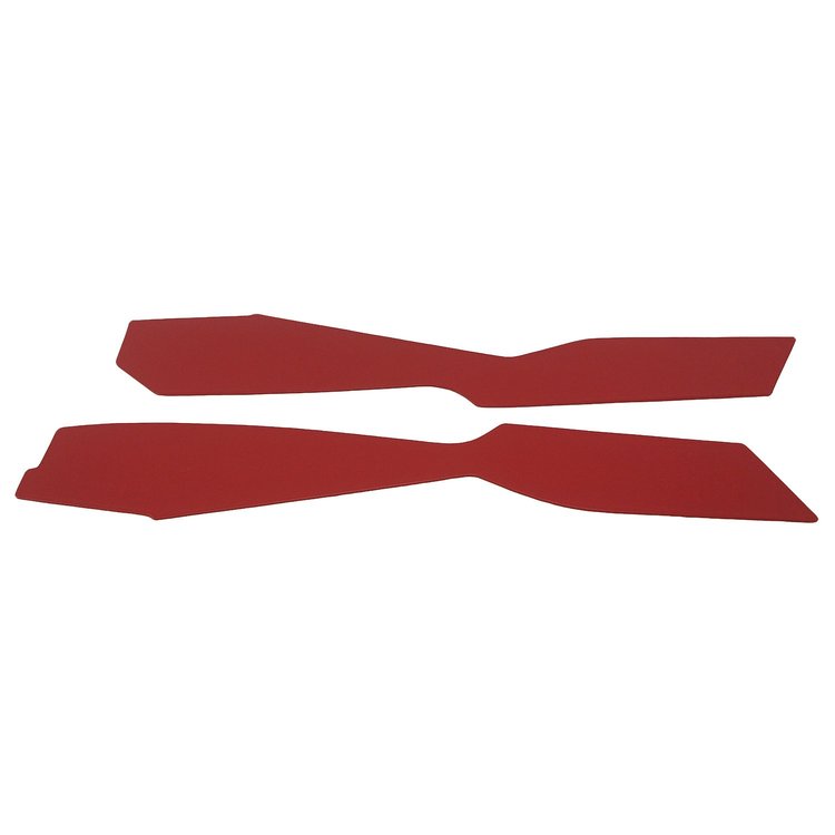 416325 Leather Console Side Panels, 1981-1981 Chevy Corvette, Red 1981 Early