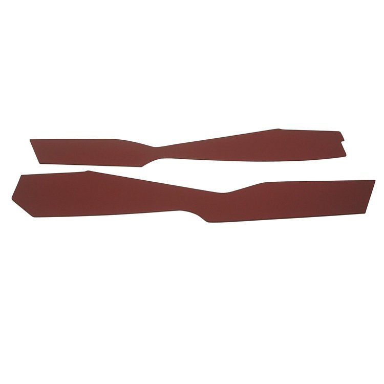 416333 Leather Console Side Panels, 1978-1978 Chevy Corvette, Saffron